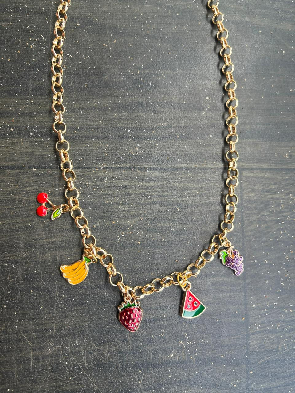The Tutti Fruitti Charm Necklace