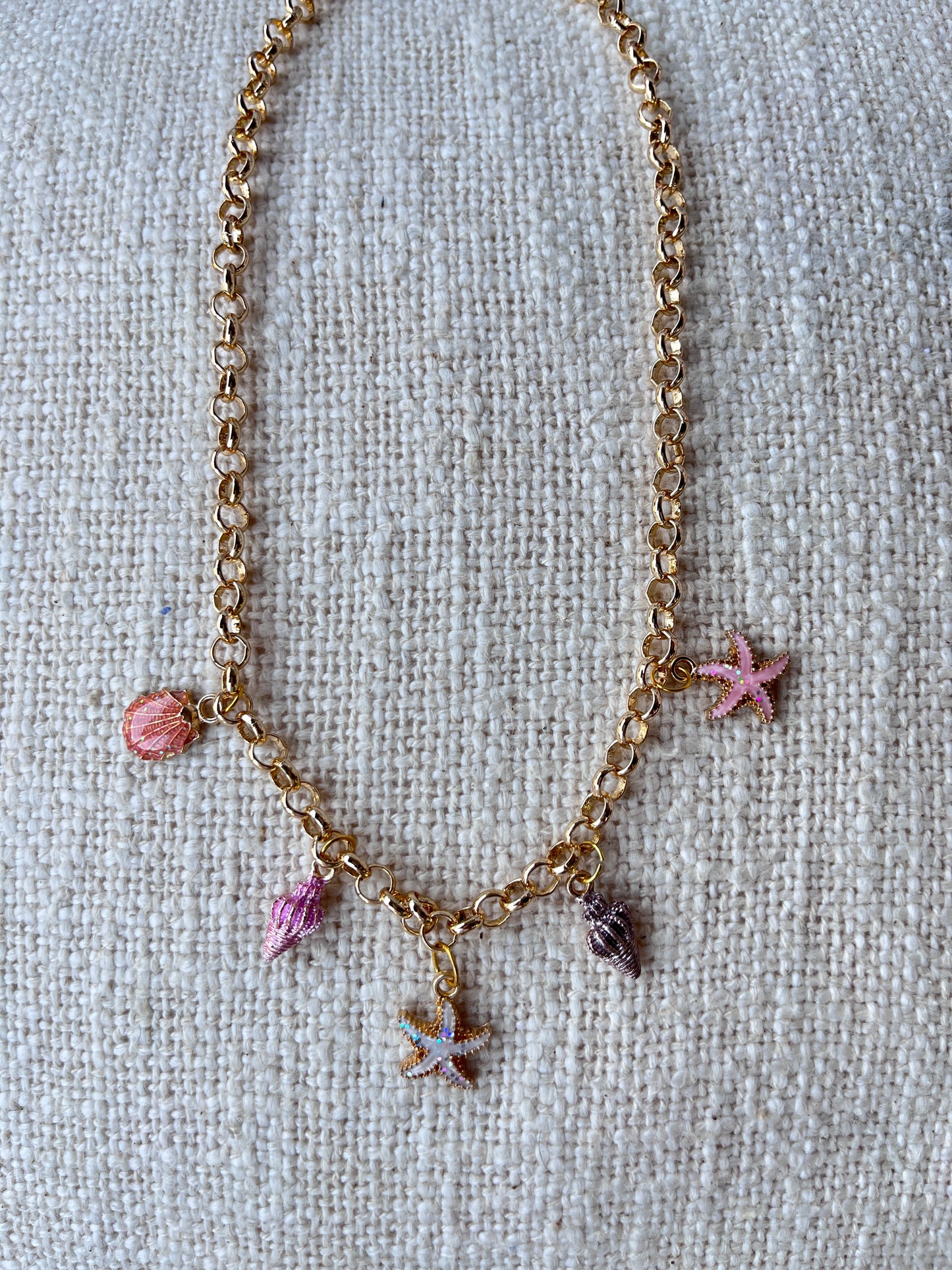 Sunset By The Sea Charm Necklace