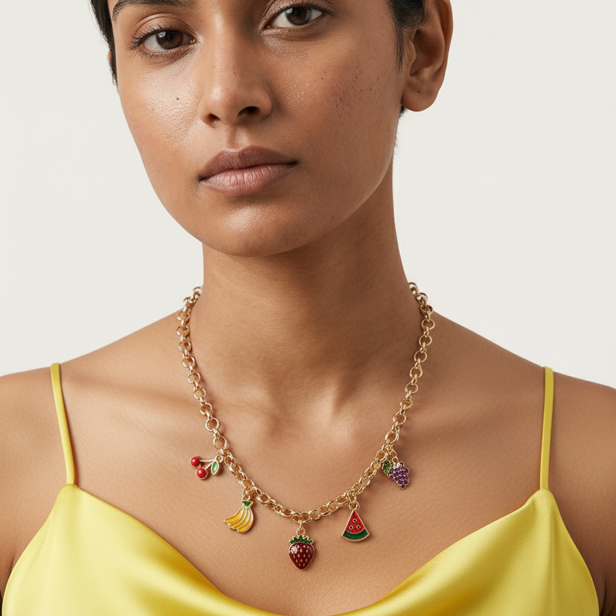 The Tutti Fruitti Charm Necklace