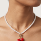 Cheeky Cherry Pearl Choker