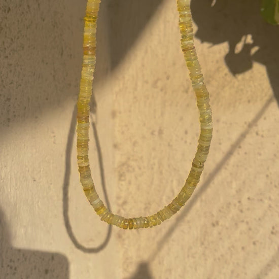 Citrine necklace created with Citrine stones