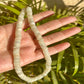 Moonstone necklace with shimmering white gemstones
